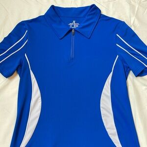 Jack Smith Ladies Golf Shirt Two tone Size M